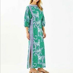 Silva Maxi Dress in Emerald Isle “On The Prowl”